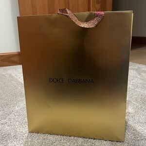 Dolce & Gabbana Shimmering Gold gift bag